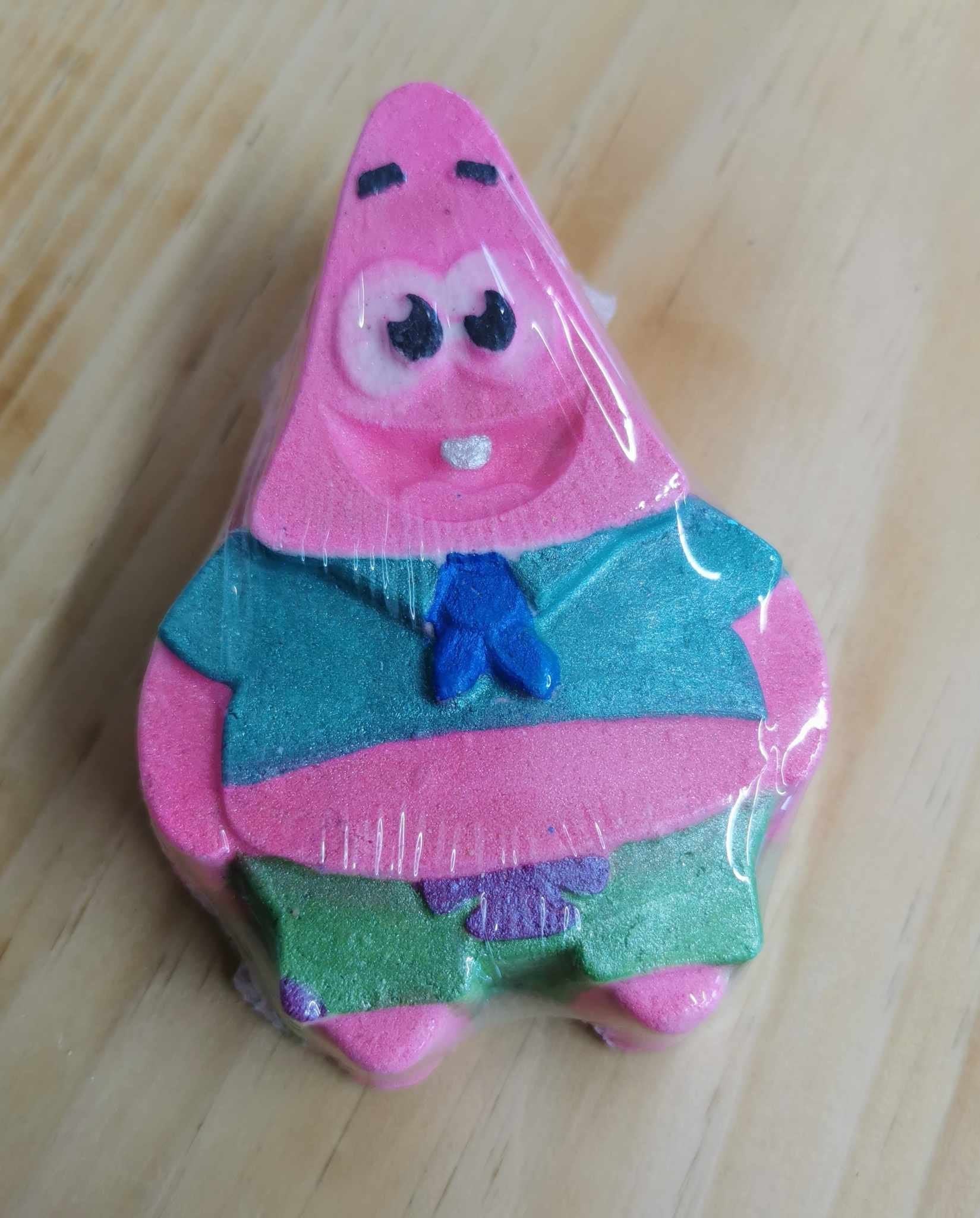 Bombe de bain effervescente - Patrick - Bob L'Éponge - Orange Douce